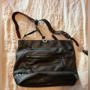 Brighton Black Crossbody Soft Leather Bag